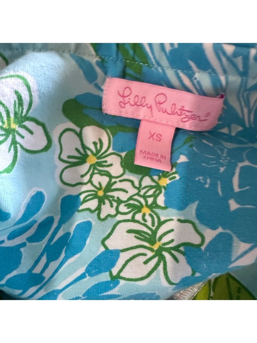 Lilly Pulitzer Petula Floral Strapless Mini Dress in Blue and Green Size XS - Picture 4 of 5